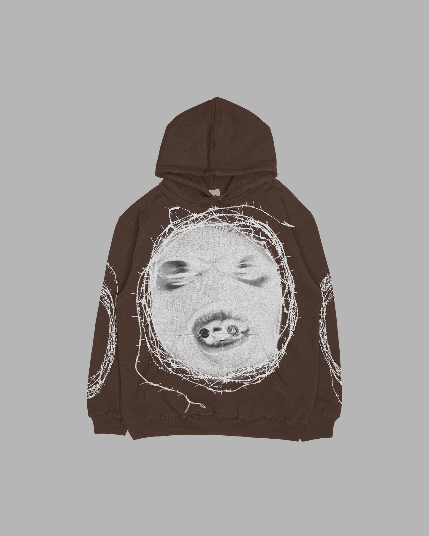 Braun Graphic Hoodie