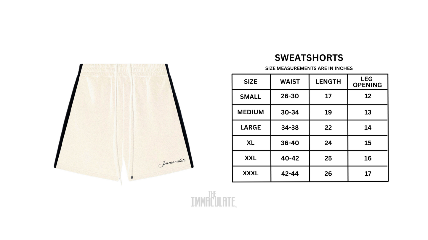 Eskritura Off White Sweatshorts SS25 Memoria Sagrado
