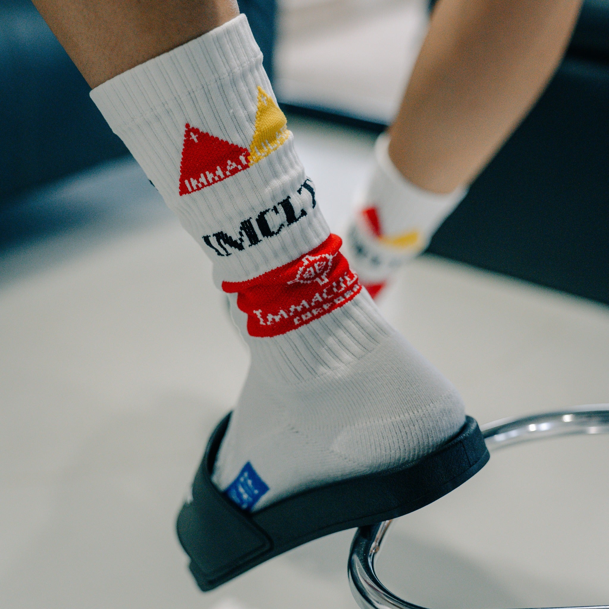 Imclte Multi Logo Crew Socks