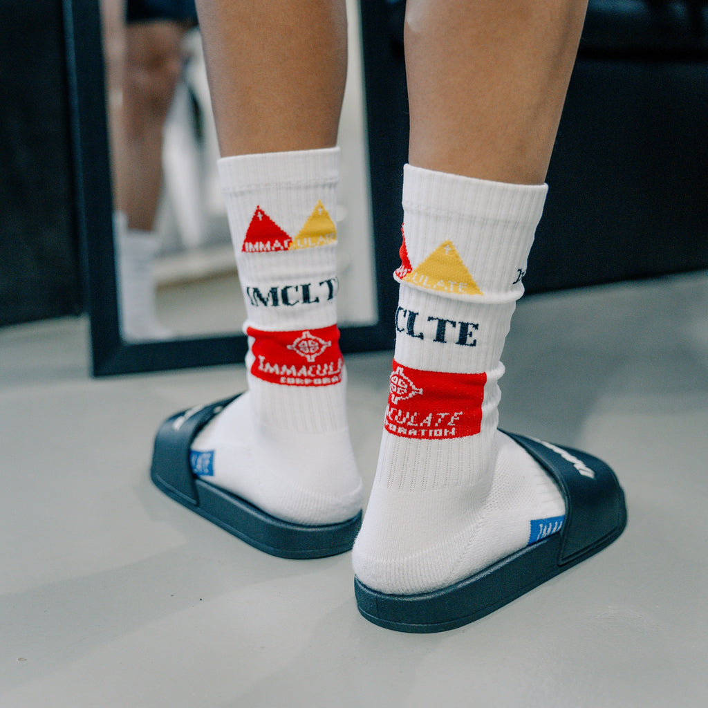 Imclte Multi Logo Crew Socks