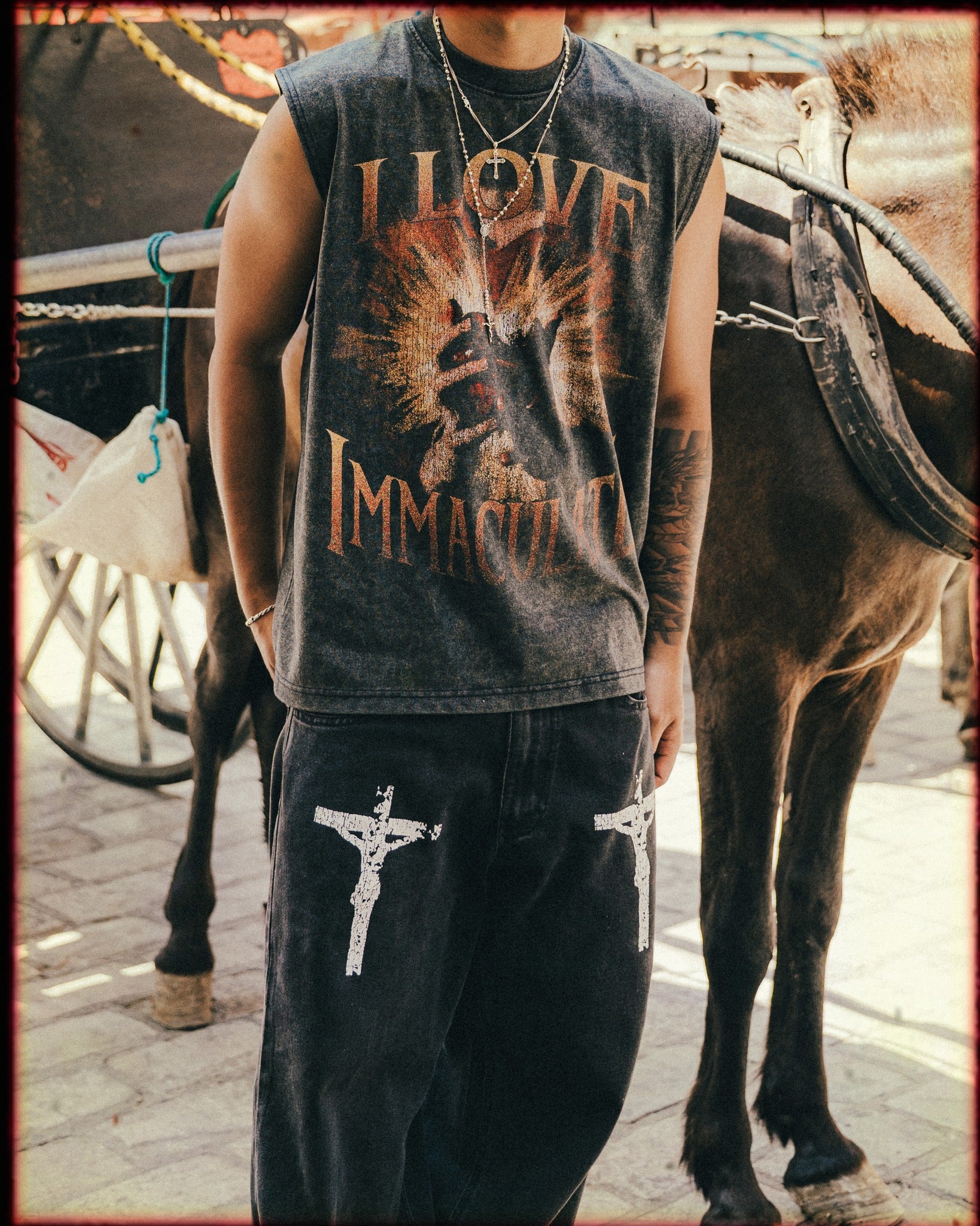 I Love Immaculate Vintage Tank Top SS25 Memoria Sagrado