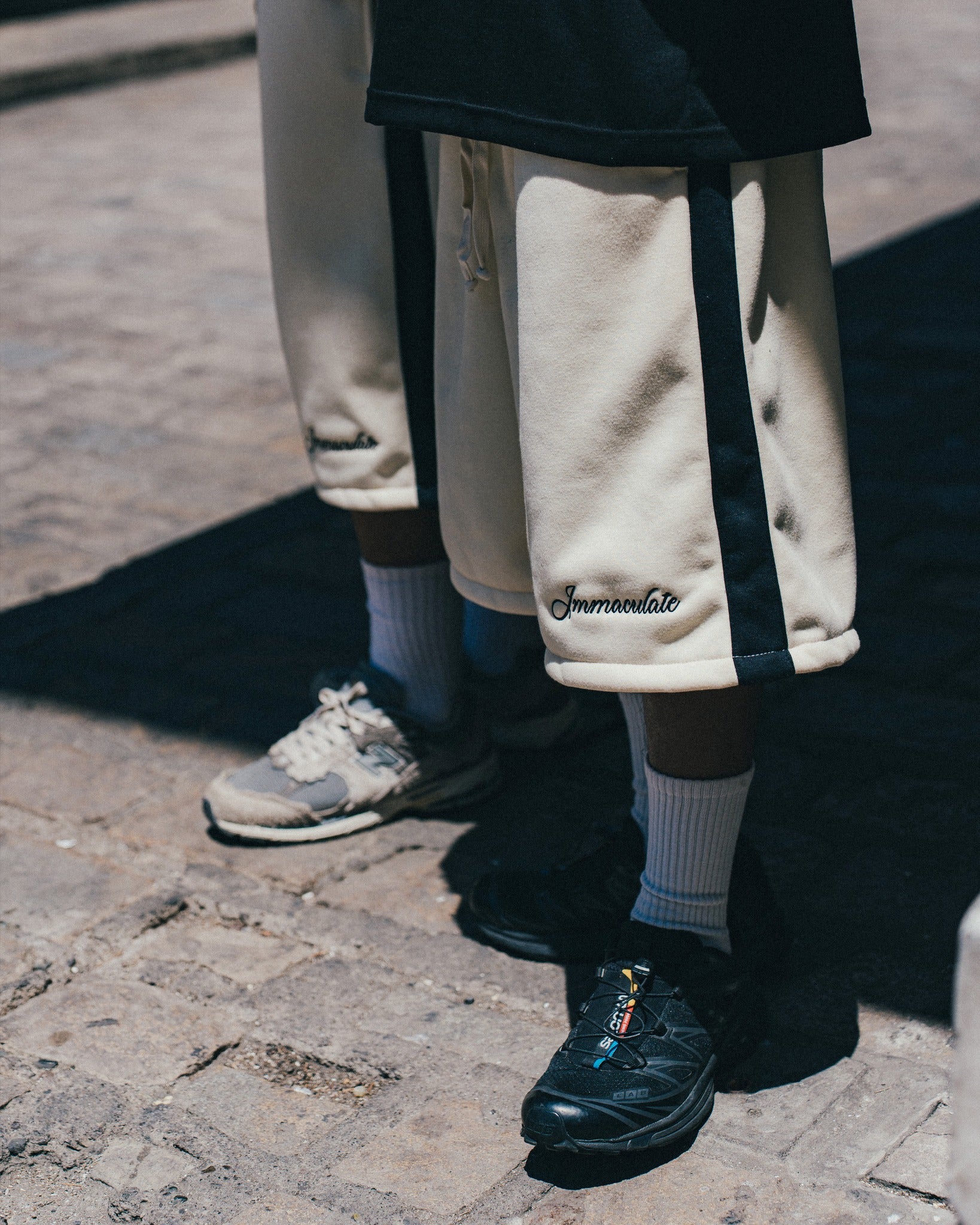 Eskritura Off White Sweatshorts SS25 Memoria Sagrado