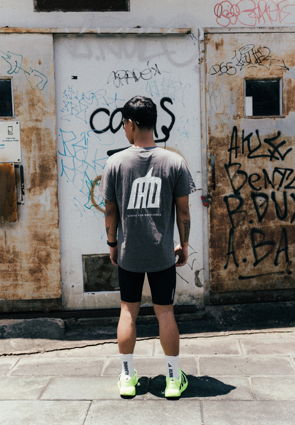 Immaculate Athletics Division Lightweight Training Gray Tee