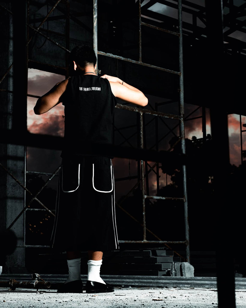 La Inmaculada Black Tank Top