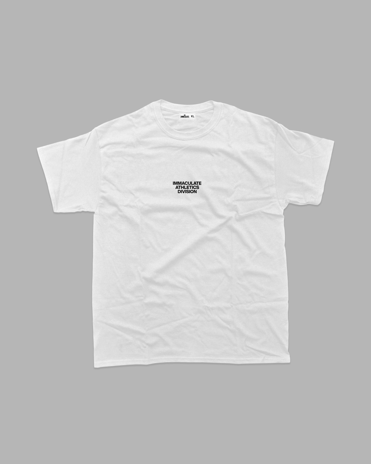 Immaculate Athletics Division Lightweight Training White Tee
