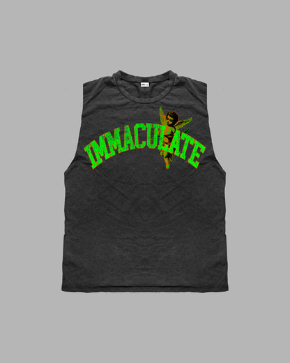 Anghel Green Tank Top