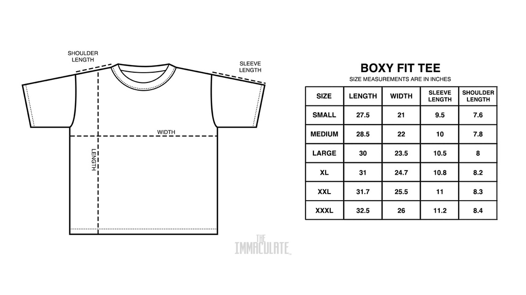 HEAVY EMBROIDERED TEE