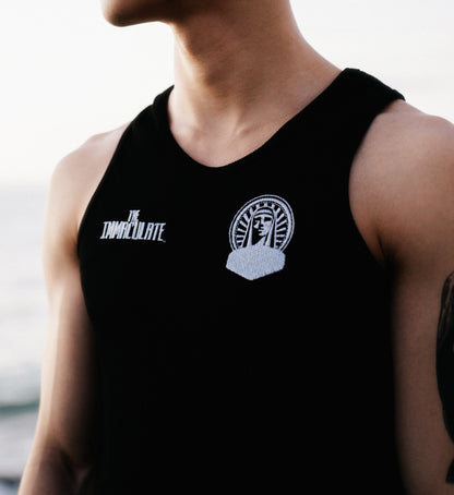 OG Double Logo Black Tank Top