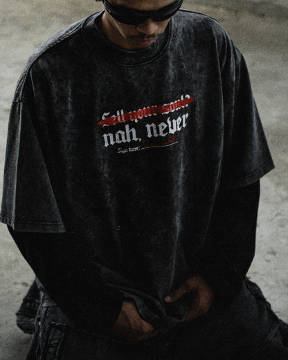 Sell Your Soul Vintage Washed Tee