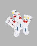Imclte Multi Logo Crew Socks